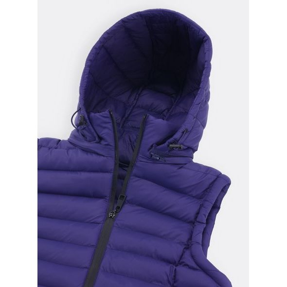 Dámska prešívaná vesta indigová