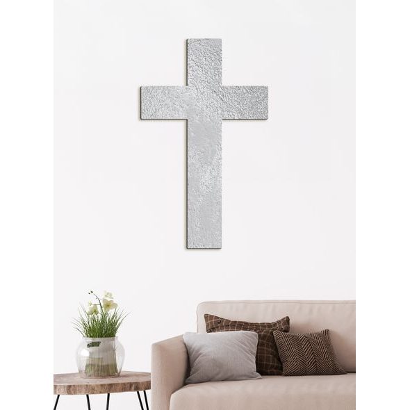 Dřevěná nástěnná dekorace Kříž