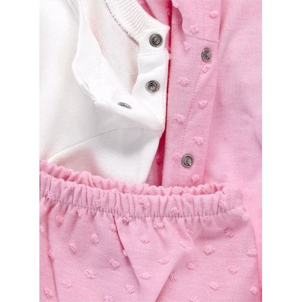 Kojenecká souprava VESELÝ KVET růžová