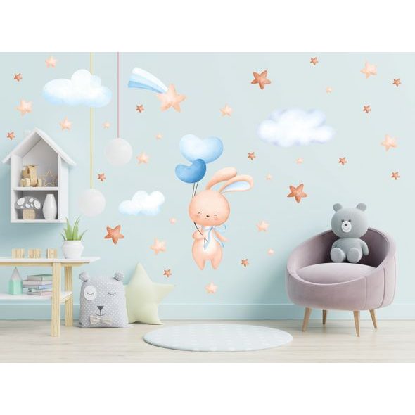 Roztomilý zajačik medzi hviezdami