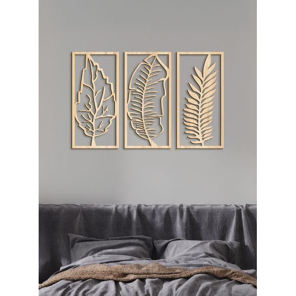 Tři kusy dřevěných obrazových listů