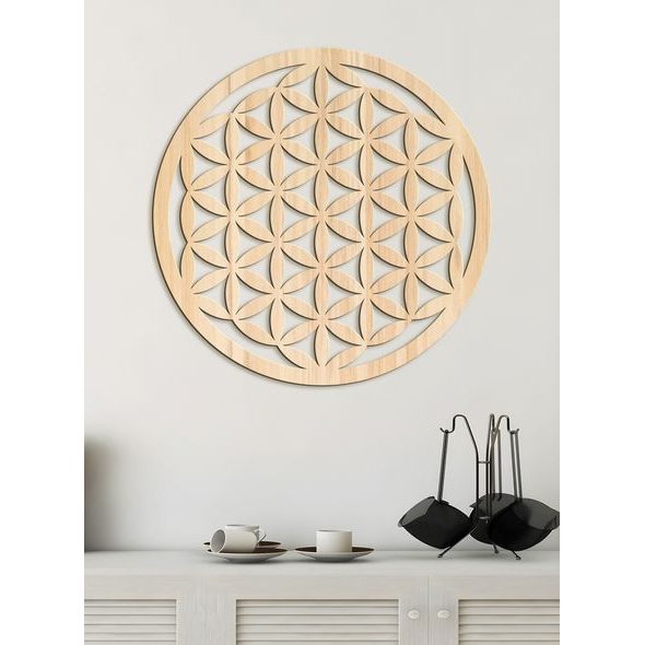 Dřevěná mandala Květ života SOFIA