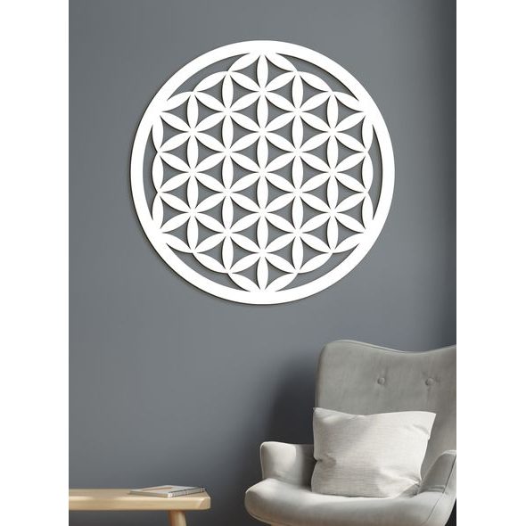 Dřevěná mandala Květ života SOFIA