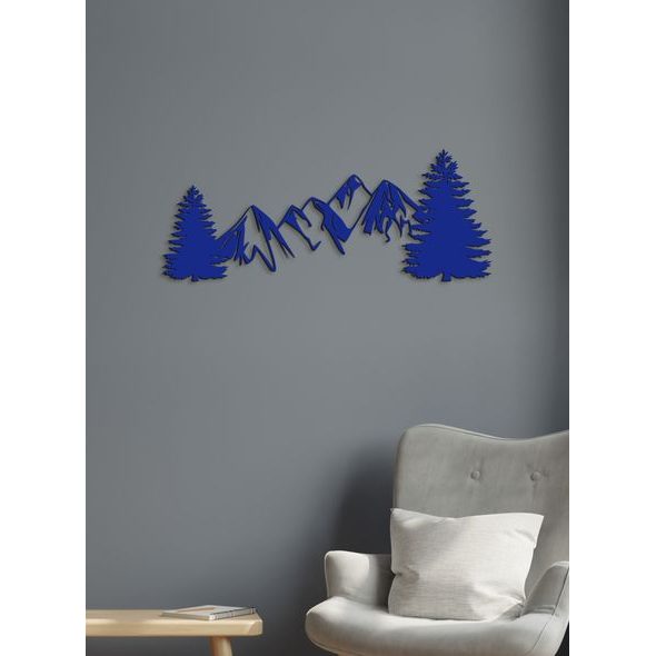 Dřevěná dekorace na zeď HORY