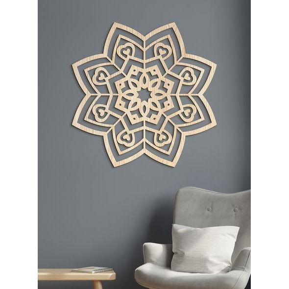 Mandala na zdi DOTEK