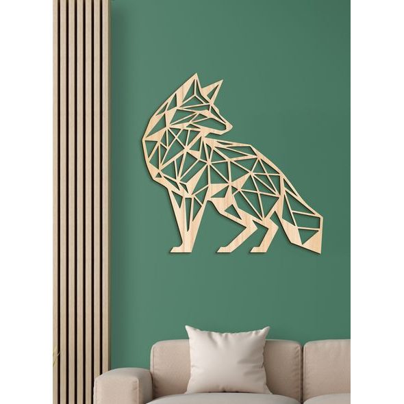 Dřevěný obraz Líška