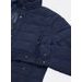 Pánska prechodná prešívaná bunda tmavomodrá