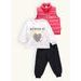 Dětská stylová tepláková souprava růžová