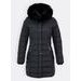 Dámská zimní prošívaná bunda černá