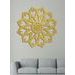 Moderní dřevěná mandala Kouzlo květiny