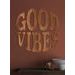 Drevený nápis "GOOD VIBES"