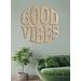 Drevený nápis "GOOD VIBES"