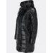 Dlouhá dámská prošívaná bunda černá