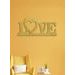 Drevený nápis "LOVE"
