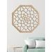 Dřevěná mandala na zeď LAURA