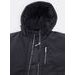 Pánská prodloužená zimní bunda černá