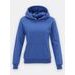 Dámska športová mikina s kapucňou modrá