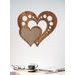 Dřevěný nástěnný obraz Srdce