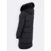 Dámska dlhá zimná bunda čierna
