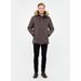 Pánská zimní bunda hnědá šedá