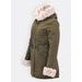 Dámska prechodno-zimná bunda olivová