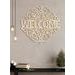 Drevený nápis "WELCOME"