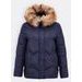 Dámská krátká prošívaná bunda tmavě modrá
