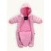 Dětský nepromokavý zimní overal KVETINKA růžový