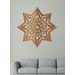 Moderní dřevěná mandala STAR