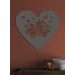 Drevený obraz Srdce plné motýľov