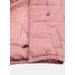 Dámská krátká zimní bunda pudrová