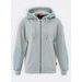 Dámská volná mikina s kapucí mentolová