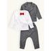Dětská souprava OBLEK šedá
