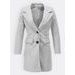 Dámský kabát šedý