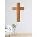Dřevěná nástěnná dekorace Kříž
