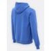 Pánská mikina s kapucí bez potisku modrá