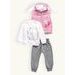 Dětská tepláková souprava ŠŤASTNÝ ZAJÍC růžová