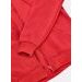 Pánska mikina s kapucňou bez potlače červená