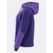 Dámska voľná mikina s kapucňou fialová