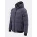 Pánská zimní bunda s kapucí grafitová
