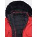 Dámská oboustranná bunda červeno-černá