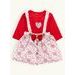 Dětská sukňová souprava SEDMIKRÁSKA červená