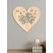 Drevený obraz Srdce plné motýľov