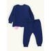 Dětská souprava KRAVIČKA tmavě modrá