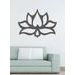 Dřevěný nástěnný obraz Flower LOTOS