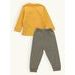 Detská tepláková súprava MACO HOROLEZEC olivovo-žltá