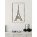 Dřevěný obrázek Eiffelovy věže