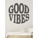 Drevený nápis "GOOD VIBES"