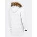 Pánska dlhá zimná bunda biela