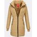 Dámska prešívaná prechodná bunda béžová
